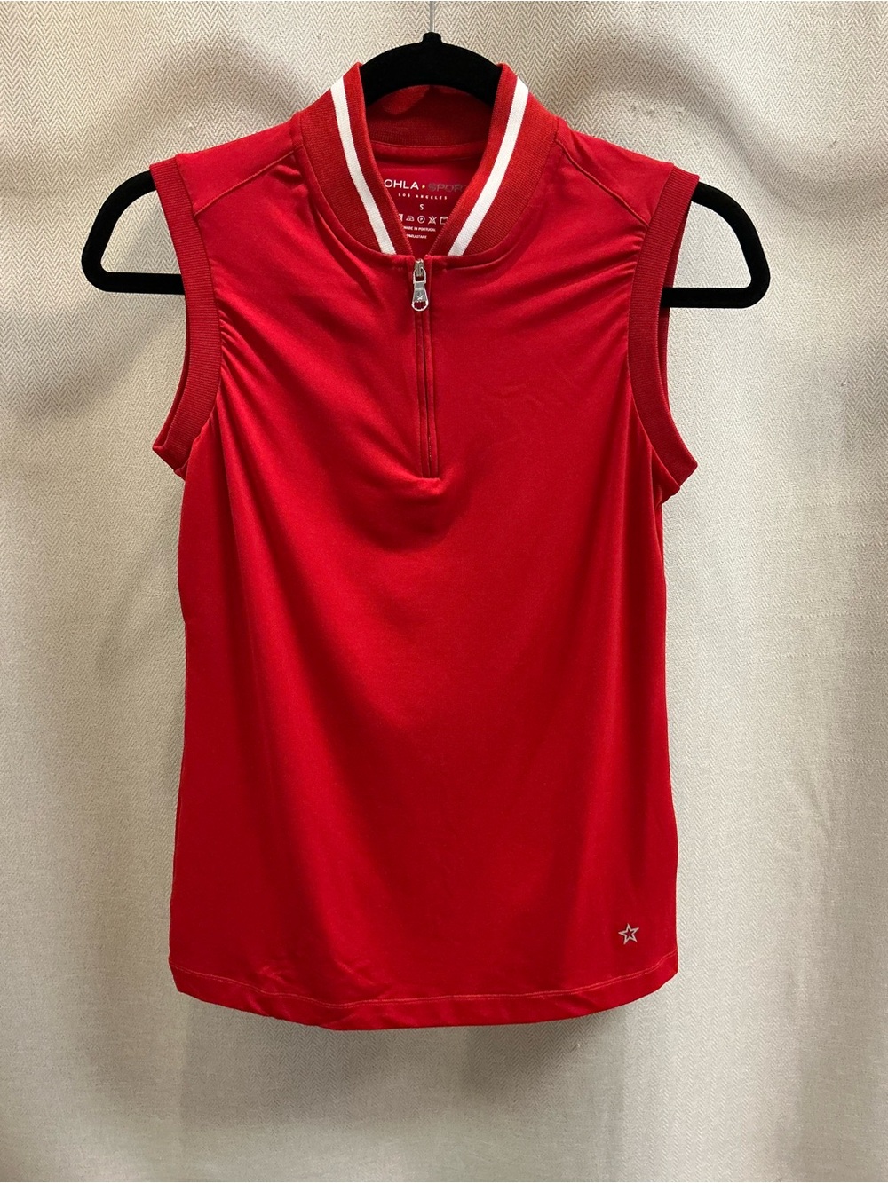 Lohla Sport the Maddie Sleeveless Top Red